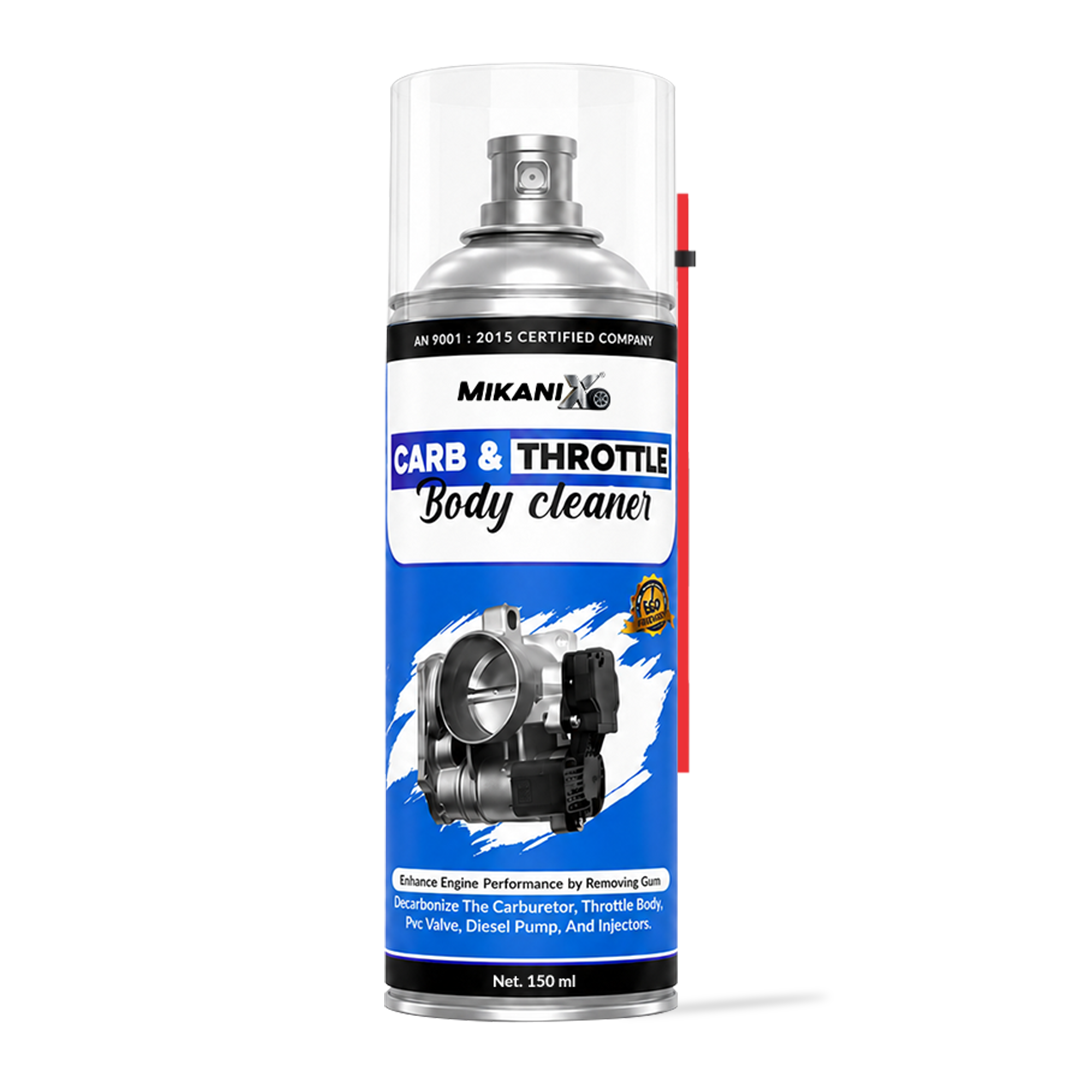 Mikanix Throttle Body Cleaner Spray/Car & Bike Engine Cleaner For Choke Carburettor To Clean Carbon Deposits