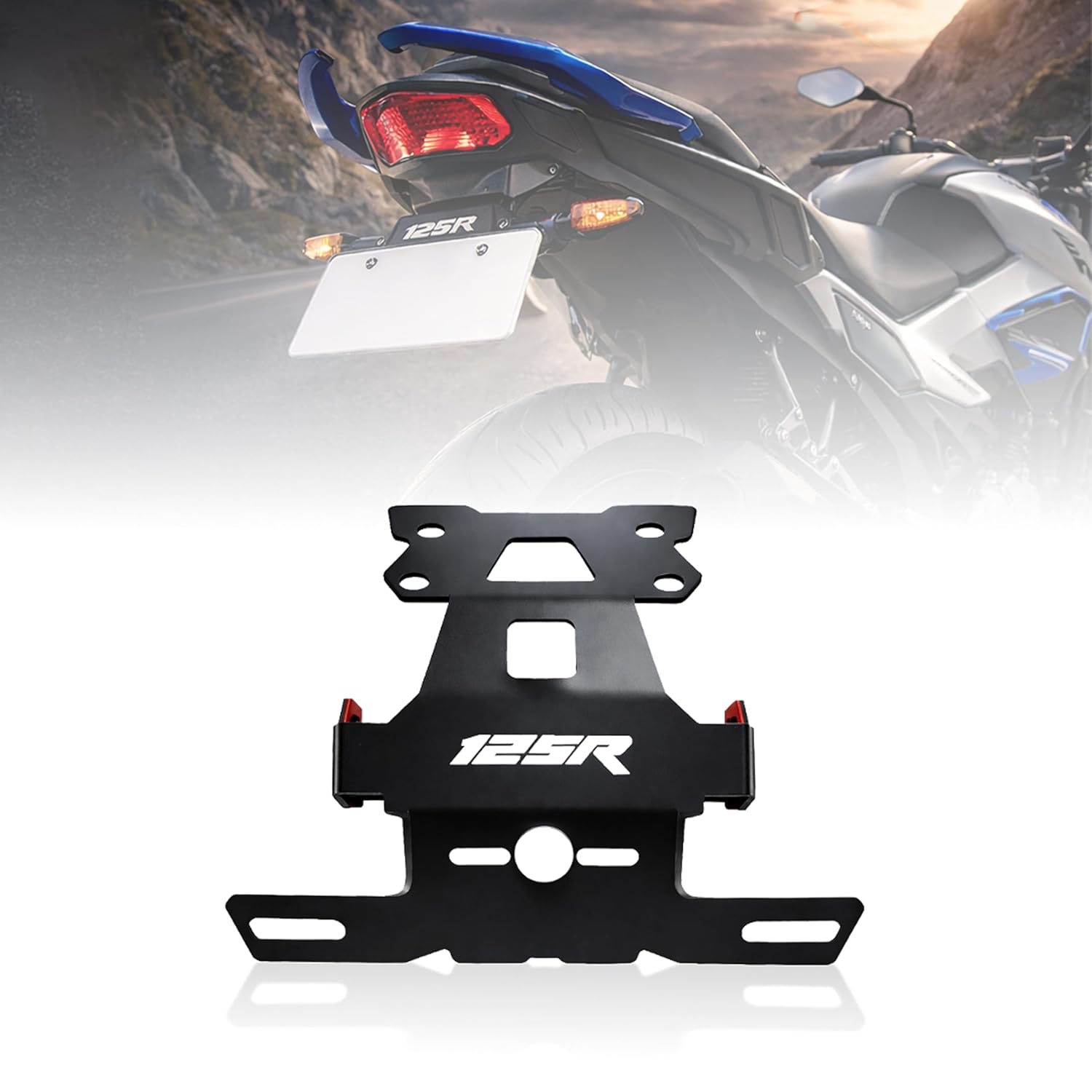 MIKANIX Premium Heavy-Duty Bike Tail Tidy Fender Eliminator Kit Compatible with Xtreme 125R with Number Plate Holder