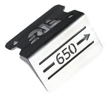 OBEROI'S TRADERS Stainless Steel Disc Brake Fluid Oil Reservoir Cap/Cover Oil Container Guard Compatible with All Royal Enfield Motorcycles