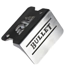 OBEROI'S Traders Brushed Stainless Steel Front Disc Brake Master Cylinder Guard Compatible with/for Royal Enfield (All Models) (Bullet 1)