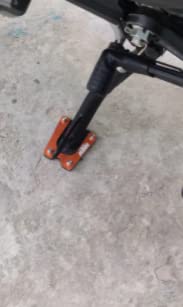 OBEROI'S TRADERS Premium Side Stand Extender Base Compatible with/for KTM Duke,KTM RC All Models
