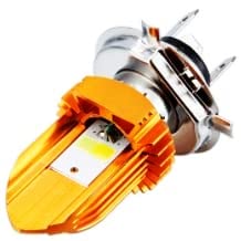 MIKANIX LED Headlight Bulb with H4 Fitting For all Bikes 30 WATT Yellow & White