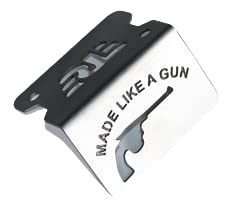 OBEROI'S Traders Brushed Stainless Steel Front Disc Brake Master Cylinder Guard Compatible with/for Royal Enfield (All Models) (Made Like A Gun)