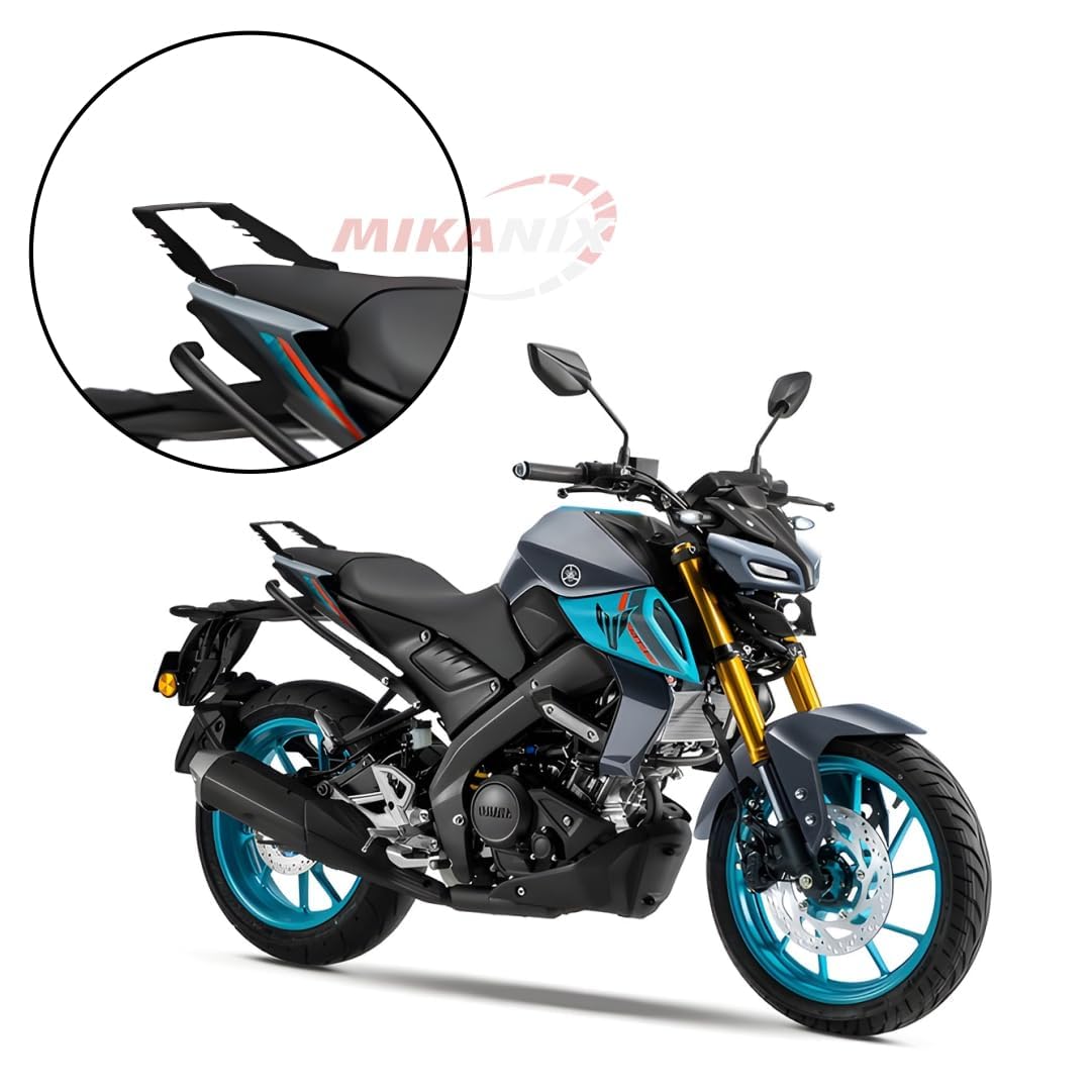 MIKANIX MT 15 Grab Rail Bar/Back Support Pillion/Tail Protector Handle for Yamaha MT 15 V1 & V2