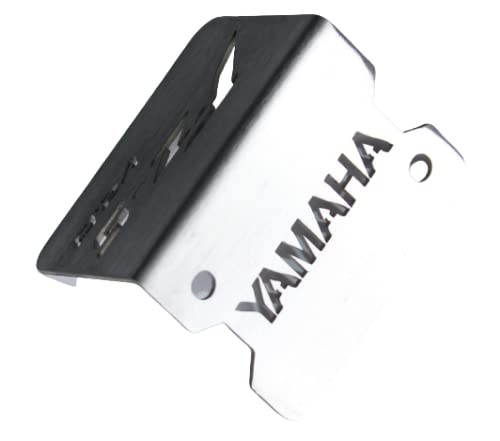 OBEROI'S Traders Brushed Stainless Steel Front Disc Brake Master Cylinder Guard for Yamaha FZ (All Models) (FZ-S V2.0)