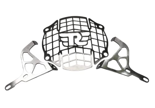 MIKANIX Premium Stainless Steel Headlight Grill Compatible with Royal Enfield Himalayan