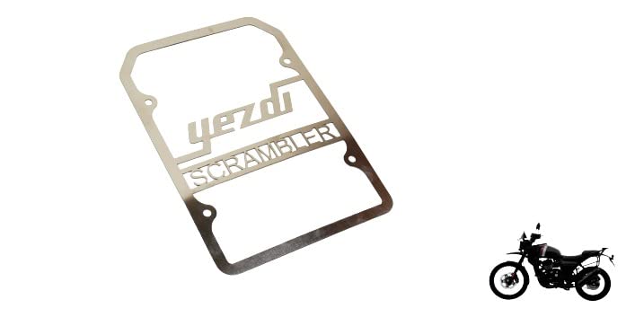 Mikanix Motorcycle Radiator Guard Protector Grill Suitable with Yezdi Scrambler Bike
