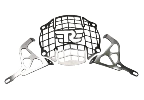 MIKANIX Premium Stainless Steel Headlight Grill Compatible with/for Royal Enfield Himalayan