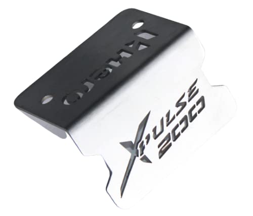 OBEROI'S Traders Brushed Stainless Steel Front Disc Brake Master Cylinder Guard for Hero XPULSE 200