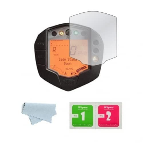 OBEROI'S TRADERS Bike Speedo Meter Display Screen Tempered Glass/Guard Anti Scratch Protector Compatible for KTM 125 200 250 RC 125 200 390 Duke 390