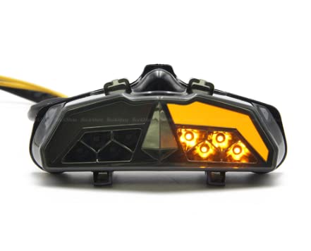 MIKANIX Integrated Dual Mode Blinker Tail / Brake / Back LED Light for Yamaha MT 15 Bikes
