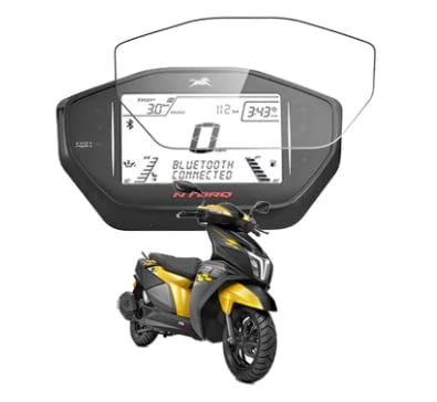 MIKANIX Scooty Speedo Meter Display Screen Tempered Glass/Guard Anti Scratch Protector Compatible for TVS N TORQ