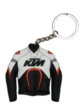 OBEROI'S TRADERS Double Sided Rubber Jacket Key Chain with Key Ring For KTM All Models Bike
