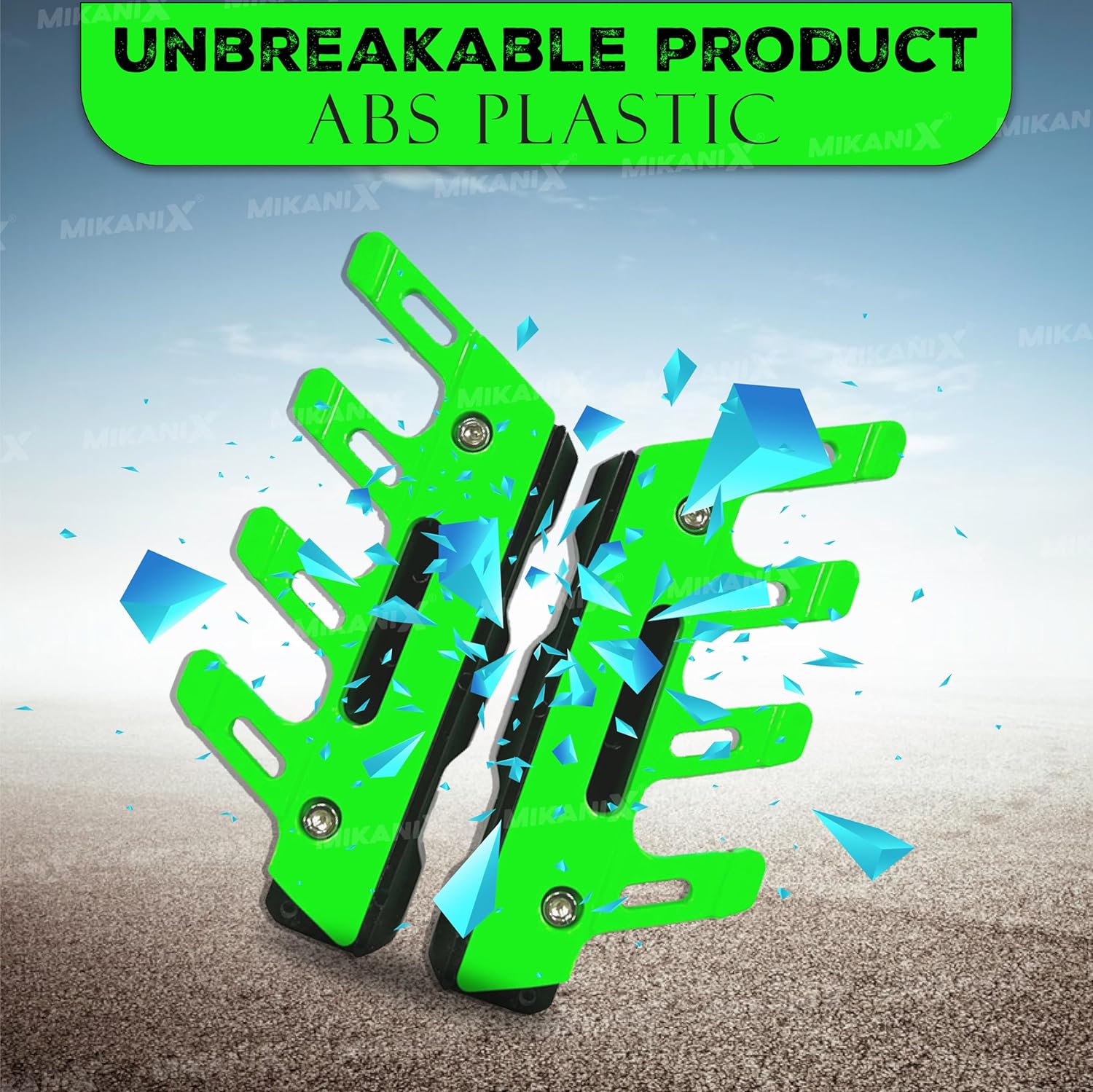 MIKANIX Bike ABS Shocker Protectors | Fork Cover Protector | Front Fender Slider Crash Guard Universal for All Bikes