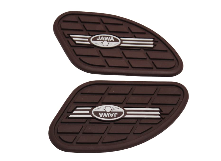 MIKANIX Anti Slip Silicone Tank Pad/Thai Pad Waterproof Sticker for JAWA All Models Bike