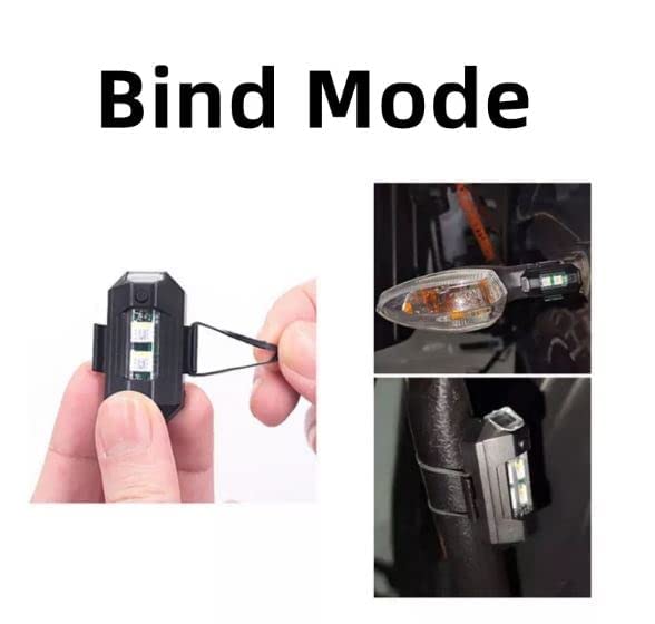 OBEROI'S TRADERS 7 Colors LED With 3 Flashing/Blinking Modes Aircraft Strobe/Helmet Exterior Night Signal Light With USB Rechargeable Cable Kit For Drone Flashing, Bike Bicycle