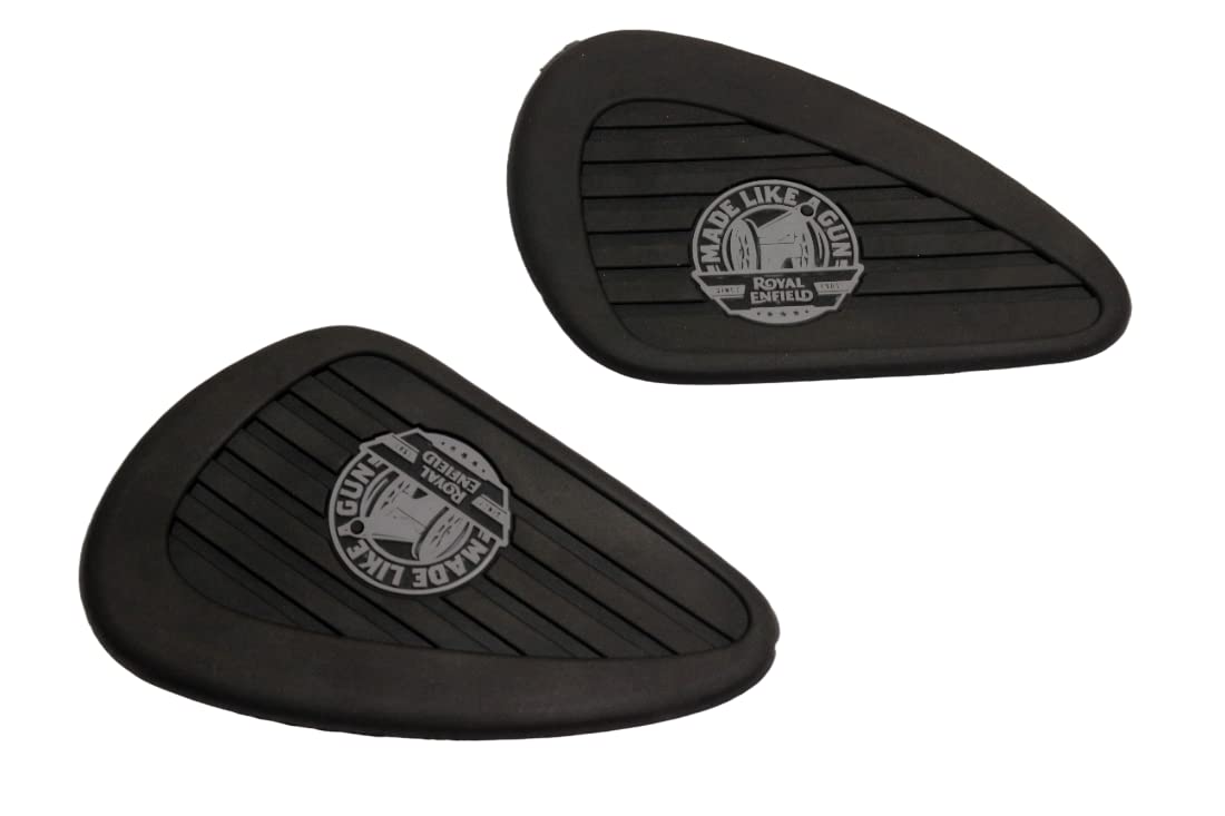 MIKANIX Anti Slip Silicone Tank Pad/Thai Pad Waterproof Sticker for Royal Enfield All Bikes