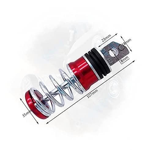 Mikanix Premium Spring Coil Style Universal Motorcycle/Scooty Footrest