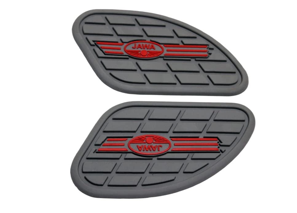 MIKANIX Anti Slip Silicone Tank Pad/Thai Pad Waterproof Sticker for JAWA All Models Bike