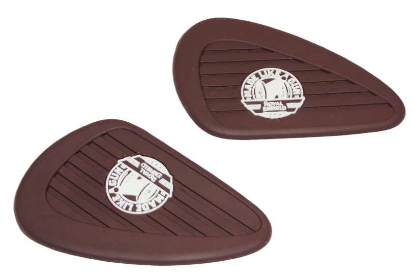 MIKANIX Anti Slip Silicone Tank Pad/Thai Pad Waterproof Sticker for Royal Enfield All Bikes