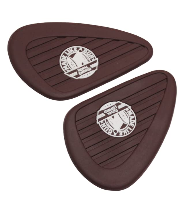 MIKANIX Anti Slip Silicone Tank Pad/Thai Pad Waterproof Sticker for Royal Enfield All Bikes