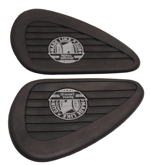 MIKANIX Anti Slip Silicone Tank Pad/Thai Pad Waterproof Sticker for Royal Enfield All Bikes