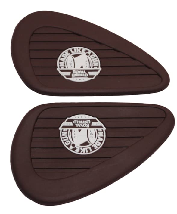 MIKANIX Anti Slip Silicone Tank Pad/Thai Pad Waterproof Sticker for Royal Enfield All Bikes