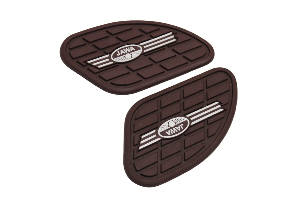 MIKANIX Anti Slip Silicone Tank Pad/Thai Pad Waterproof Sticker for JAWA All Models Bike