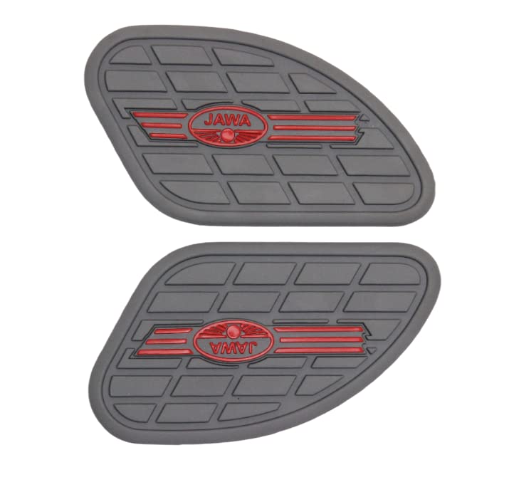 MIKANIX Anti Slip Silicone Tank Pad/Thai Pad Waterproof Sticker for JAWA All Models Bike