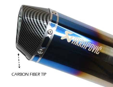 Mikanix Universal Racing Sports Silencer/Exhaust Muffler Pipe for Motorcycle Slip-on Exhaust System