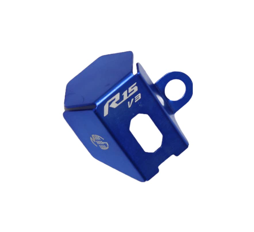 OBEROI'S TRADERS Rear Brake Oil Container Guard/Fluid Reservoir Cap Cover for Yamaha R15 V3 Bike Crash Guard