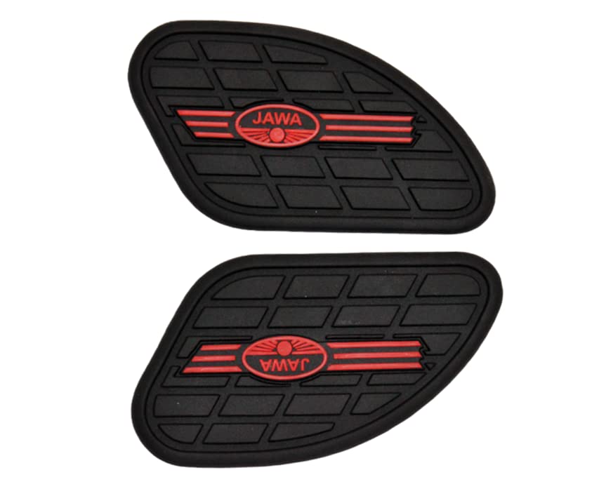 MIKANIX Anti Slip Silicone Tank Pad/Thai Pad Waterproof Sticker for JAWA All Models Bike