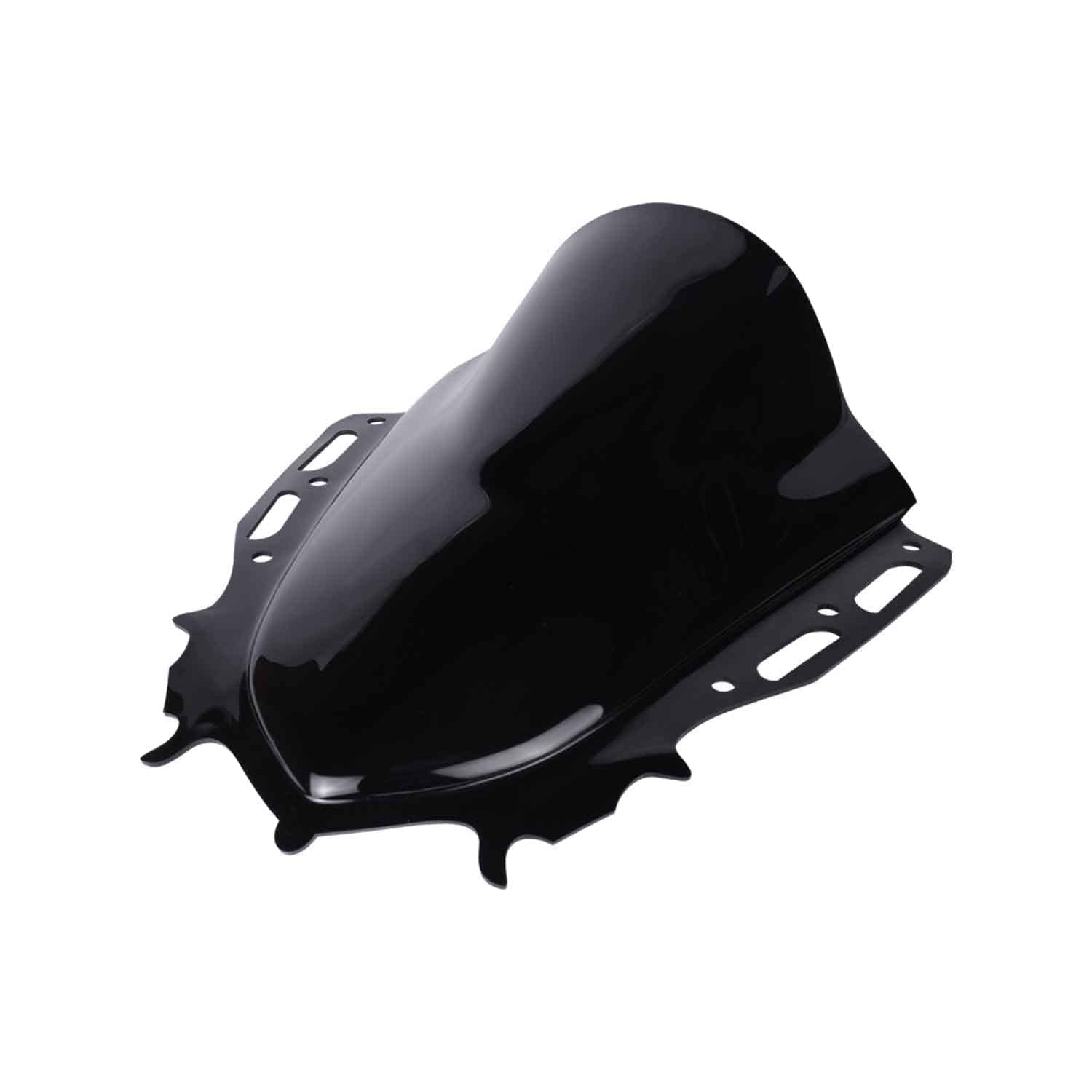 MIKANIX Unbreakable Visor Windscreen/Wind Deflectors Double Bubble Headlight Visor for R15 V4 / M Bike Fairing Bike Windshield