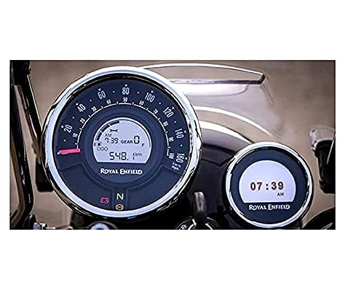 MIKANIX Bike Speedo Meter Display Screen Tempered Guard Anti Scratch Protector Compatible with RE Meteor 350