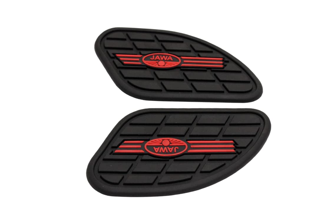MIKANIX Anti Slip Silicone Tank Pad/Thai Pad Waterproof Sticker for JAWA All Models Bike