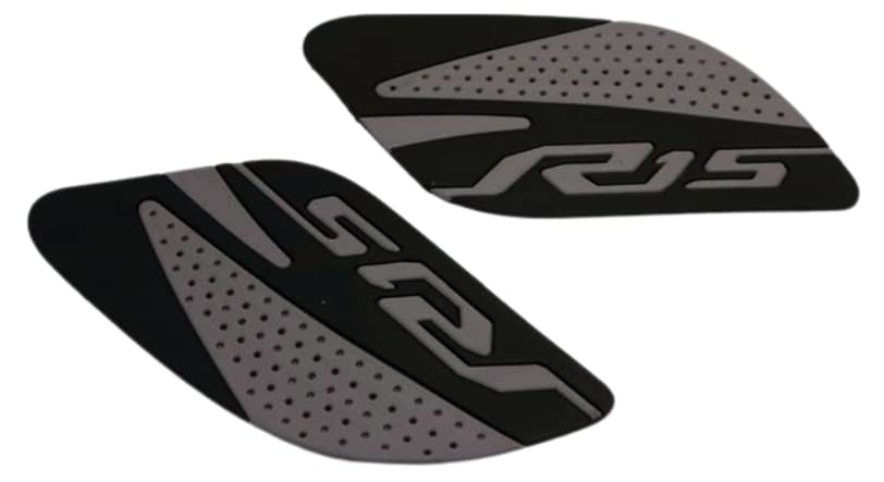 MIKANIX Anti Slip Silicone Tank Pad/Thai Pad Waterproof Sticker for Yamaha R15 All Models Bike