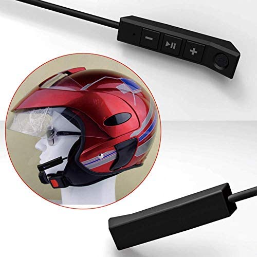 OBEROI'S TRADERS Universal Rechargeable Wireless Motorcycle Helmet Bluetooth | Headset | Earphone Intercom System with Microphone | High Sound Communication & Hands Free Calling & Music Control