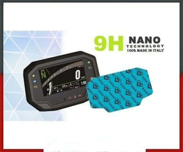 MIKANIX Bike Speedo Meter Display Screen Tempered Glass/Guard Anti Scratch Protector Compatible for Ninja 650 / Ninja 1000SX / Z650 / Z900 / H2