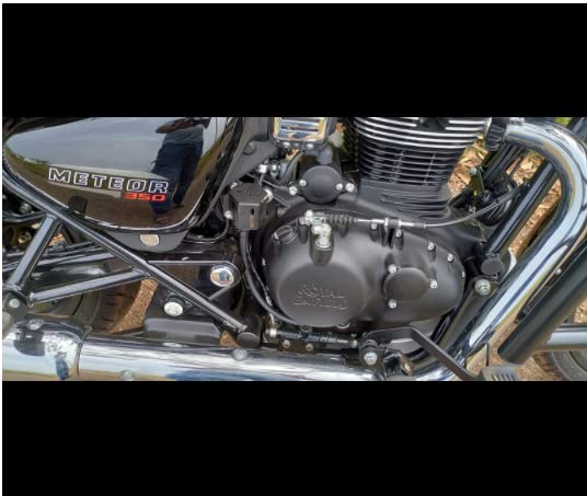 MIKANIX Rear Brake Oil Container Guard Compatible With Royal Enfield Meteor 350