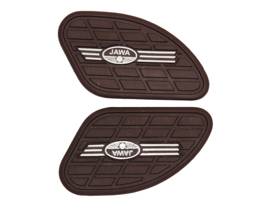 MIKANIX Anti Slip Silicone Tank Pad/Thai Pad Waterproof Sticker for JAWA All Models Bike