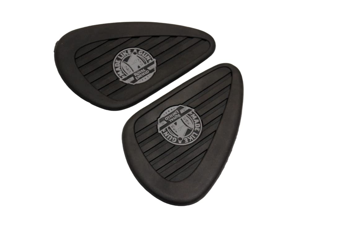 MIKANIX Anti Slip Silicone Tank Pad/Thai Pad Waterproof Sticker for Royal Enfield All Bikes