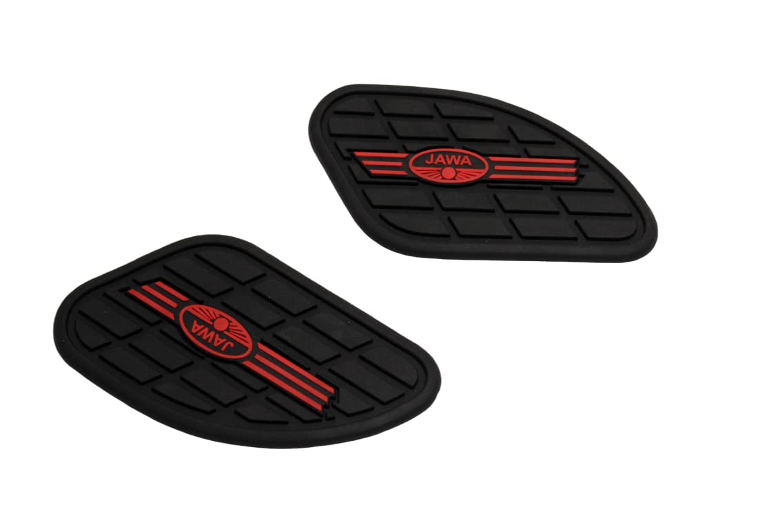MIKANIX Anti Slip Silicone Tank Pad/Thai Pad Waterproof Sticker for JAWA All Models Bike