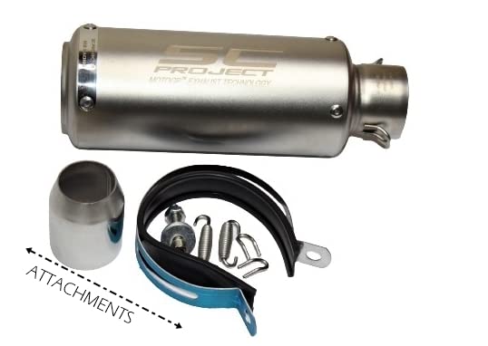 Mikanix Universal Project Small Racing Sports Silencer/Exhaust Muffler Pipe for Motorcycle Slip-on Exhaust System