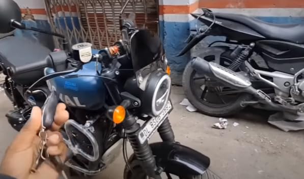 MIKANIX Hunter 350 Visor Glass | Unbreakable Headlight Bolt Visor | Windshield Protector| Wind Deflector for Bike Styling Fairing Kit