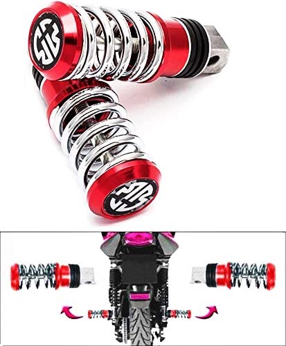 Mikanix Premium Spring Coil Style Universal Motorcycle/Scooty Footrest