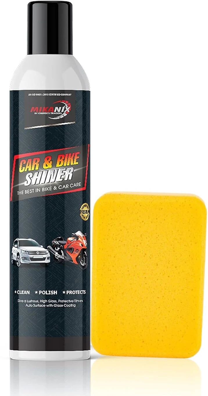 BRXR Liquid Car Polish for Bumper, Dashboard, Exterior, Headlight, Metal Parts, Tyres (500 ml, Pack of 1)