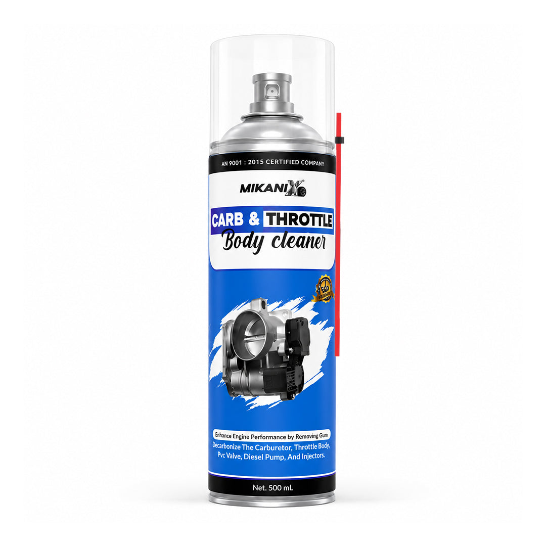 Mikanix Throttle Body Cleaner Spray/Car & Bike Engine Cleaner For Choke Carburettor To Clean Carbon Deposits