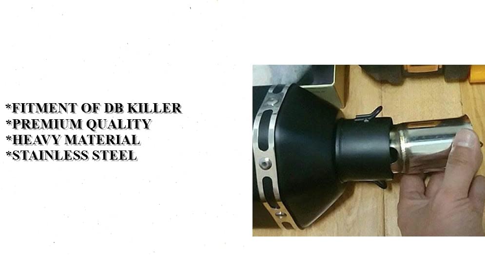OBEROI'S TRADERS Premium Motorcycle Universal Racing Big Exhaust DB Killer Silencer Muffler