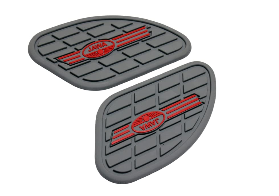 MIKANIX Anti Slip Silicone Tank Pad/Thai Pad Waterproof Sticker for JAWA All Models Bike