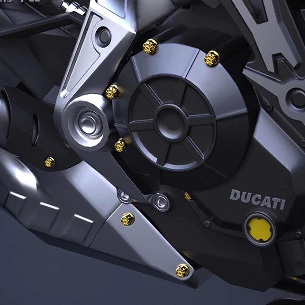 OBEROI'S TRADERS 30 Pcs, Bike Screw Cap, Nut Bolt Cap Cover Protector Fairing Kit for All Motorcycle